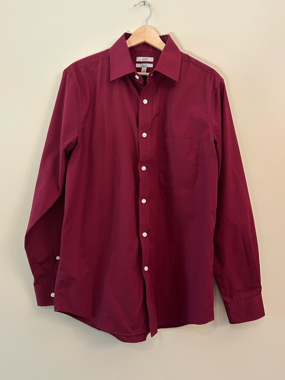 Croft & Barrow Red Dress Shirt